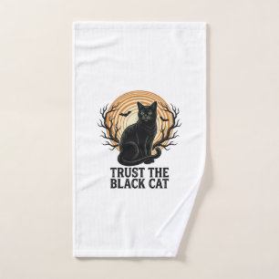 Chemise Halloween Chat Noir Vintage Lune Sombre Ch