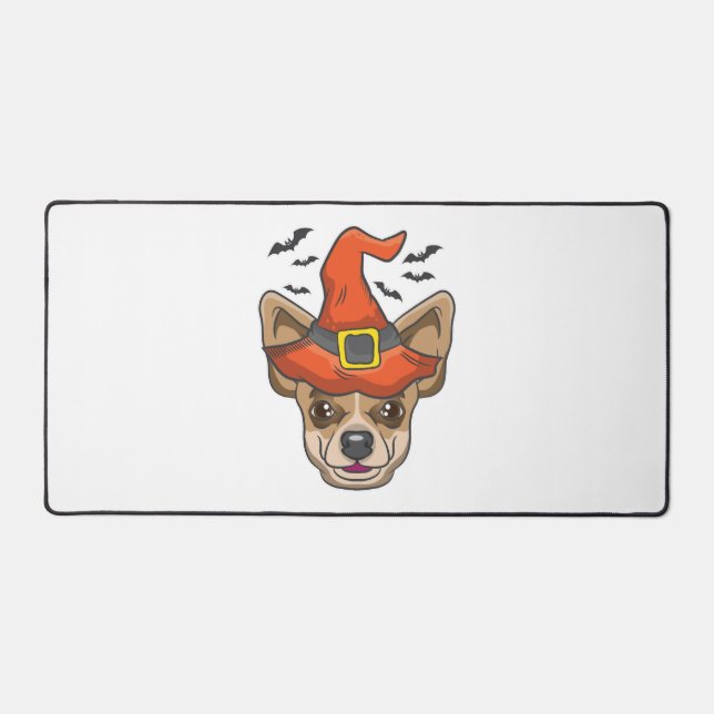 Chemise Halloween sorcière Chihuahua costume cadea (Recto)