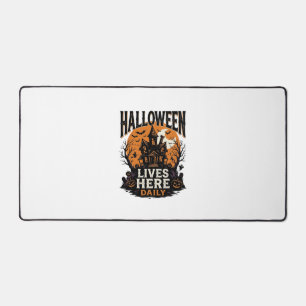Chemise Halloween Vintage Maison Hantée Quotidien
