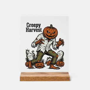 Chemise Halloween Vintage Monstre Tête de Citrouil