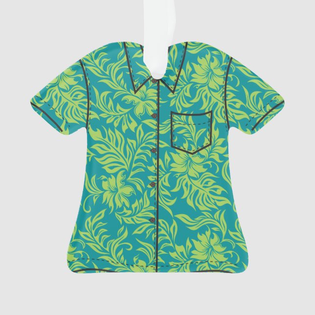 Chemise hawaïenne de Pareau Flora de ketmie de (devant)