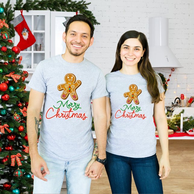 Chemise homme en pain d'épices | T-shirt de Noël (Créateur téléchargé)
