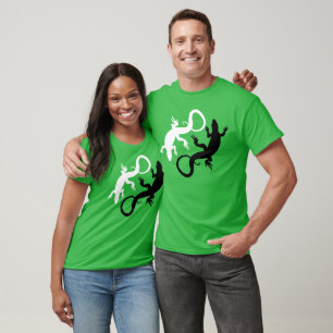 Chemise homme lézard T-shirt bio Art lézard cool