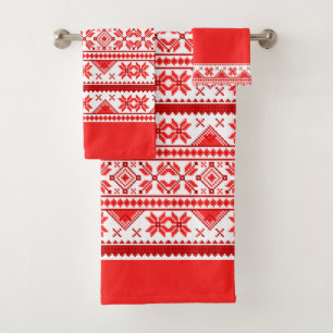 Chemise laide de Noël motif scandinave