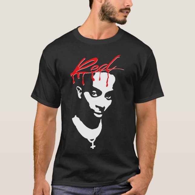 Chemise Lotta Rouge, T-shirt Classique Carti (Devant)