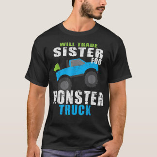 Chemise Monster Truck Pour Garçons Toddlers Tshirt