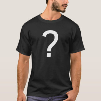 Chemise Mystère - point d'interrogation T-shirt cl