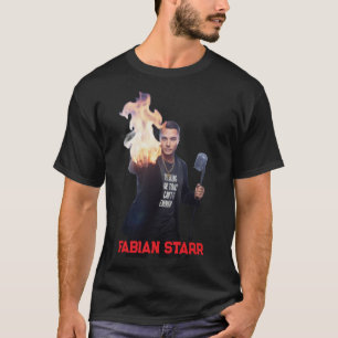 Chemise noire T-Shirt - Fabian Starr Brûlant dans 