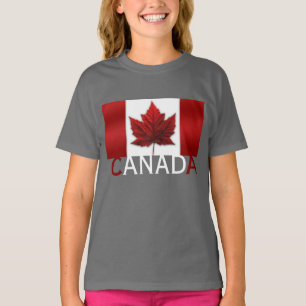 Chemise pour enfants drapeau du Canada T-shirts so