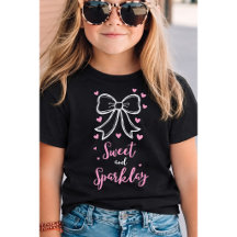 Chemise Rose Coquette | T-shirt pour fillette