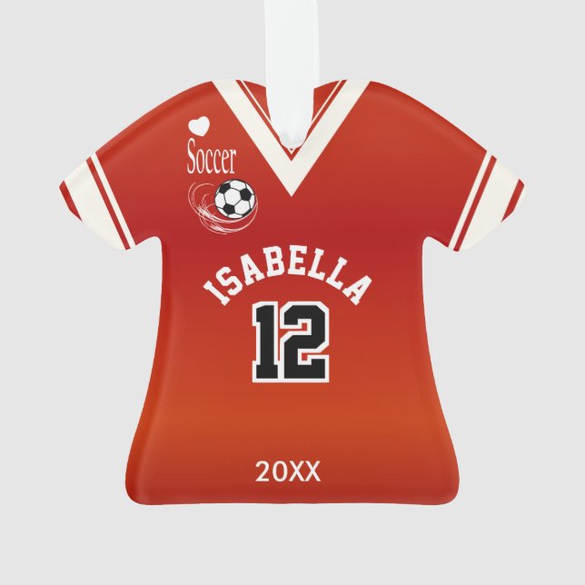 Chemise rouge du football