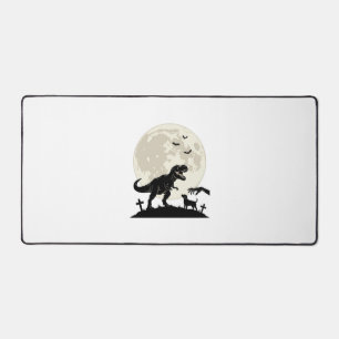 Chemise silhouette de cimetière de chien dinosaure