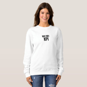 Chemise sweatshirt à typographie minimaliste Not M