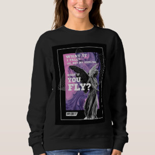 Chemise sweatshirt à typographie motivationnelle E