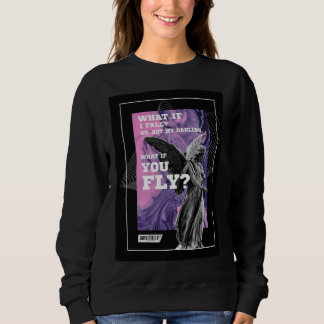 Chemise sweatshirt à typographie motivationnelle E