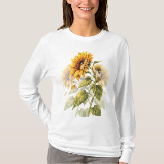 Chemise T-Shirt à manches longues Sunflower Bloom