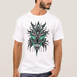 Chemise T-shirt Alien de circuit Motif à visage tr