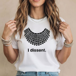Chemise T-shirt col de Ruth Bader Ginsburg Je m'op