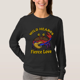Chemise T-shirt Crabe Amour Féroce Cœurs Sauvages