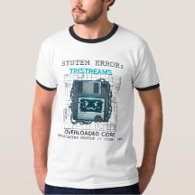Chemise T-Shirt Cyberpunk Tech Erreur Nom Personna