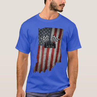Chemise T-shirt de course de l'État de l'Indiana V