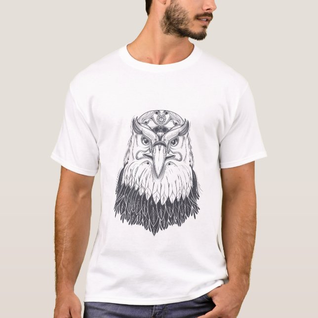 Chemise T-shirt de karaté eagle fang (Devant)