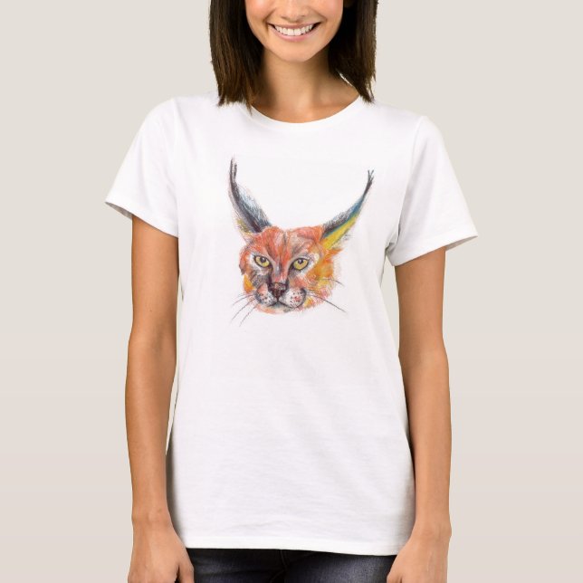 Chemise T-shirt femme Lynxs Bella+Canvas (Devant)