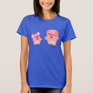 Chemise T-shirt Femme Porte-Caricature Coup