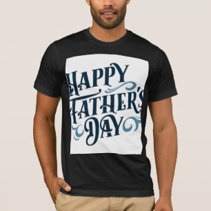 Chemise T-shirt « Joyeuse fête des pères, typograp