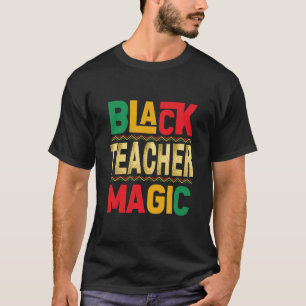 Chemise T-shirt Magie des Enseignants Noirs – Homm