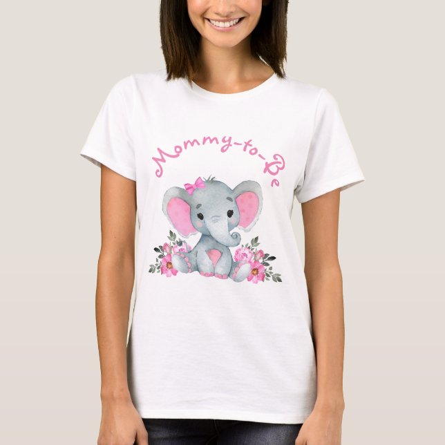 Chemise T-Shirt moderne, personnalisée pour élépha (Devant)