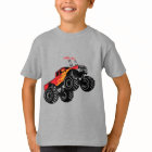 Chemise T-Shirt pour Enfants de Camion Monstre Noi
