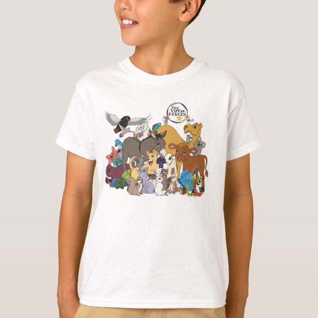 Chemise T-shirt pour enfants de Virtue Heroes™ (Devant)
