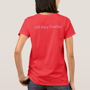 Chemise T-Shirt pour femmes de base de l'enseignan