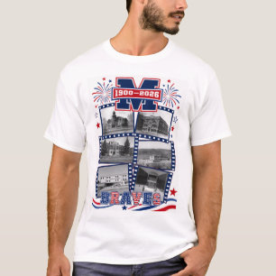 Chemise T-shirt pour lycées MANDAN America 250