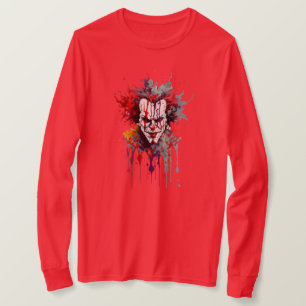 Chemise T-Shirt Psycho Clown Splash Art – Audacieu