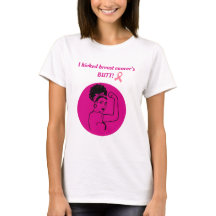 Chemise T-shirt Rose pour Combattre le Cancer du S