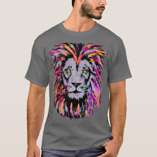 Chemise tête de lion - T-shirt homme visage de lio