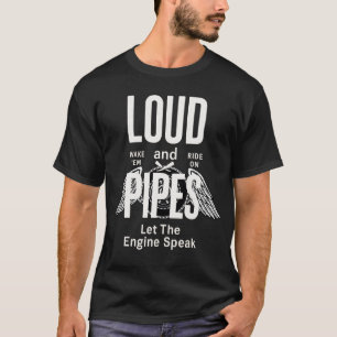 Chemise V-Twin Loud Pipes T-Shirt