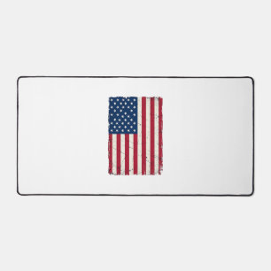 Chemise vectorielle du drapeau américain en détres