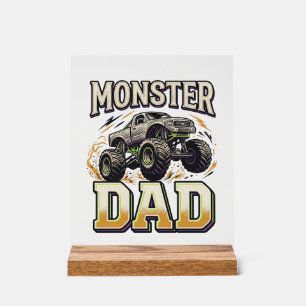 Chemise vectorielle vintage de camion monstre Papa