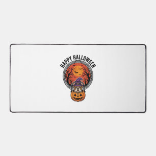 Chemise vintage Bulldog Sorcière Citrouille Joyeux