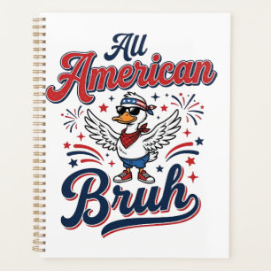 Chemise vintage canard patriotique tout américain