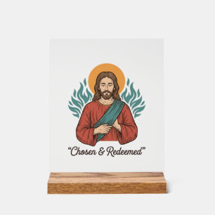 Chemise vintage chrétienne Jésus choisie et rachet