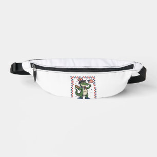 Chemise vintage drapeau de chien chaud de l'alliga