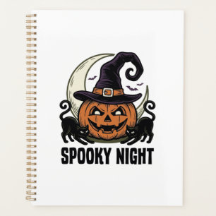 Chemise vintage Halloween Citrouille Chat Chapeau
