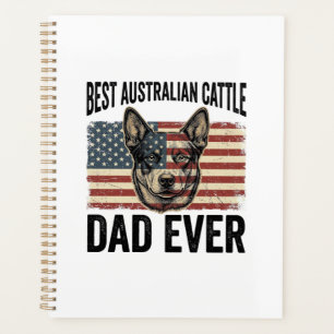 Chemise Vintage Patriotique Papa Blue Heeler Austr