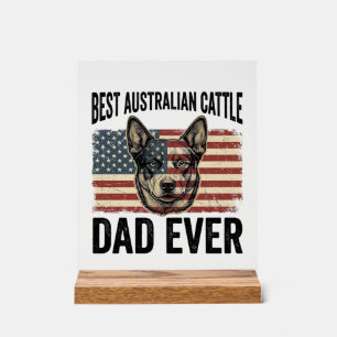 Chemise vintage patriotique Papa Blue Heeler austr