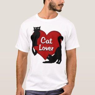 Chemises d'amoureux des chats de T-shirt