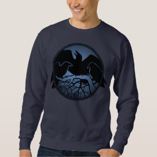 Chemises d'art autochtones Raven Sweatshirt Unisex